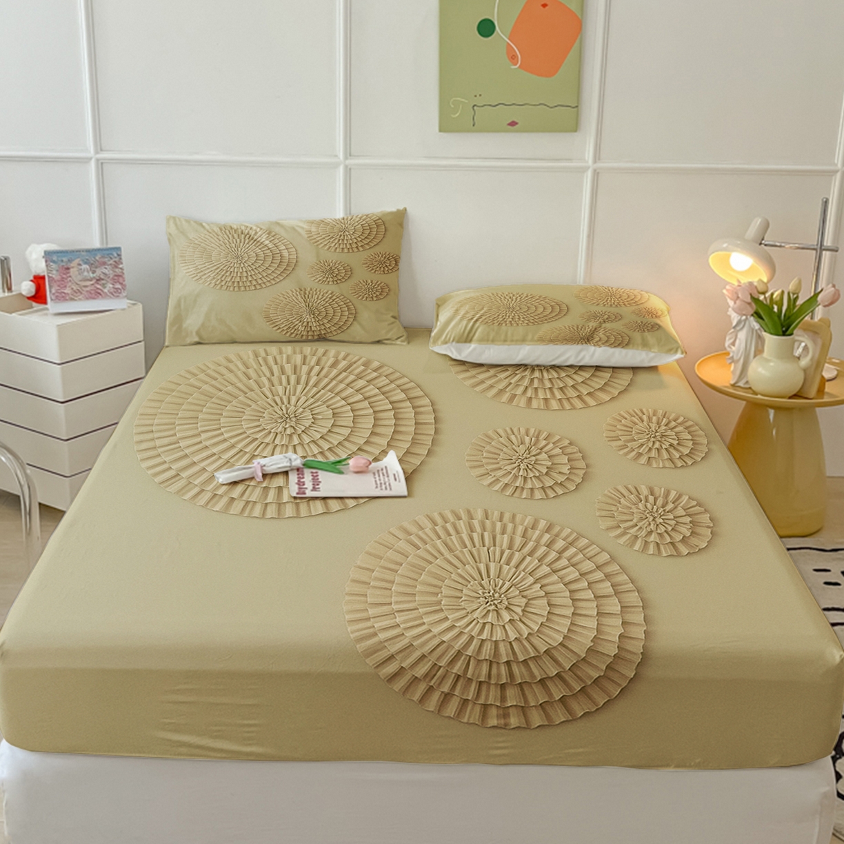 91家纺网 家纺一手货源 找家纺 （总）轩贝雅 2025新款跨境Pod工厂床笠单件床垫保护套保护罩-第三批