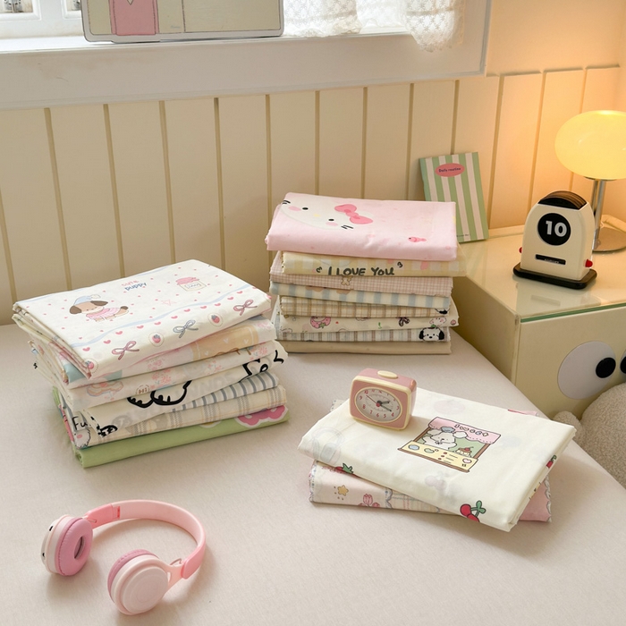 典曼家纺 2025新款40支学生季卡通印花床单单床单床单单件 组合图仅供展示不可下单