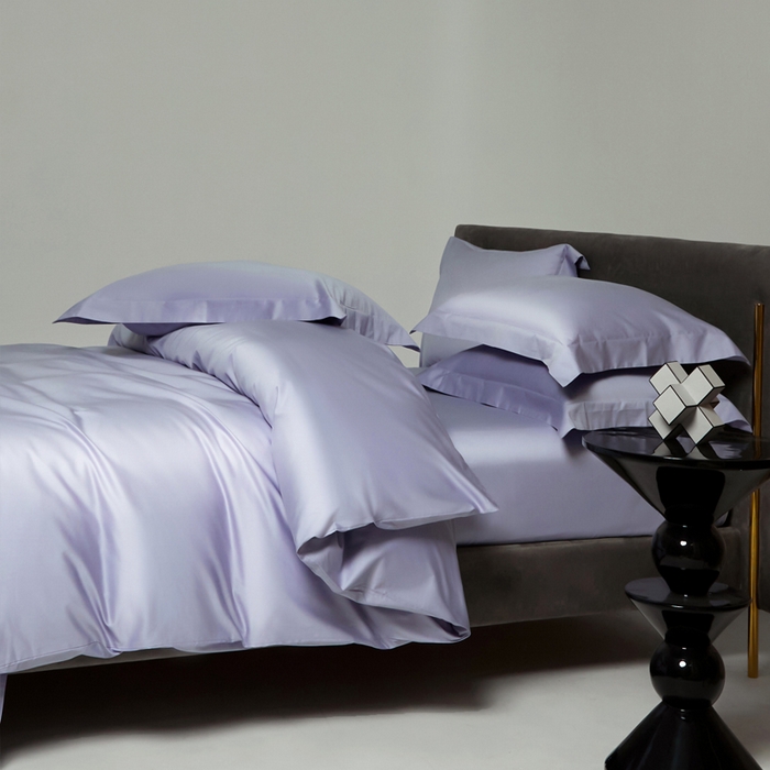 91家纺网 家纺一手货源 找家纺 柔觉家纺 柔系列A类100支单品被套 奶油紫