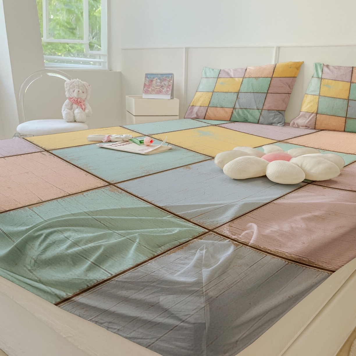 91家纺网 家纺一手货源 找家纺 （总）轩贝雅 2025新款跨境Pod工厂床笠单件床垫保护套保护罩-第三批