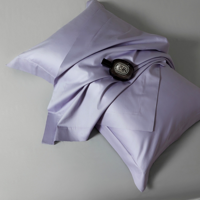 91家纺网 家纺一手货源 找家纺 柔觉家纺 柔系列A类100支单品被套 奶油紫-星光银