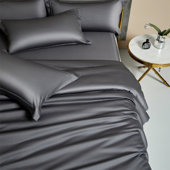 柔觉家纺 柔系列A类100支单品被套 绅士灰