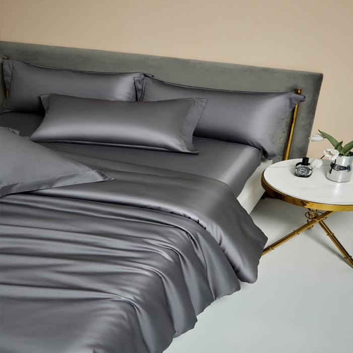 91家纺网 家纺一手货源 找家纺 柔觉家纺 柔系列A类100支单品被套 绅士灰