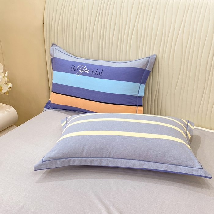 91家纺网 家纺一手货源 找家纺 红日子纺织品 2025新款100%全棉纯棉磨毛四件套 艾丽线条