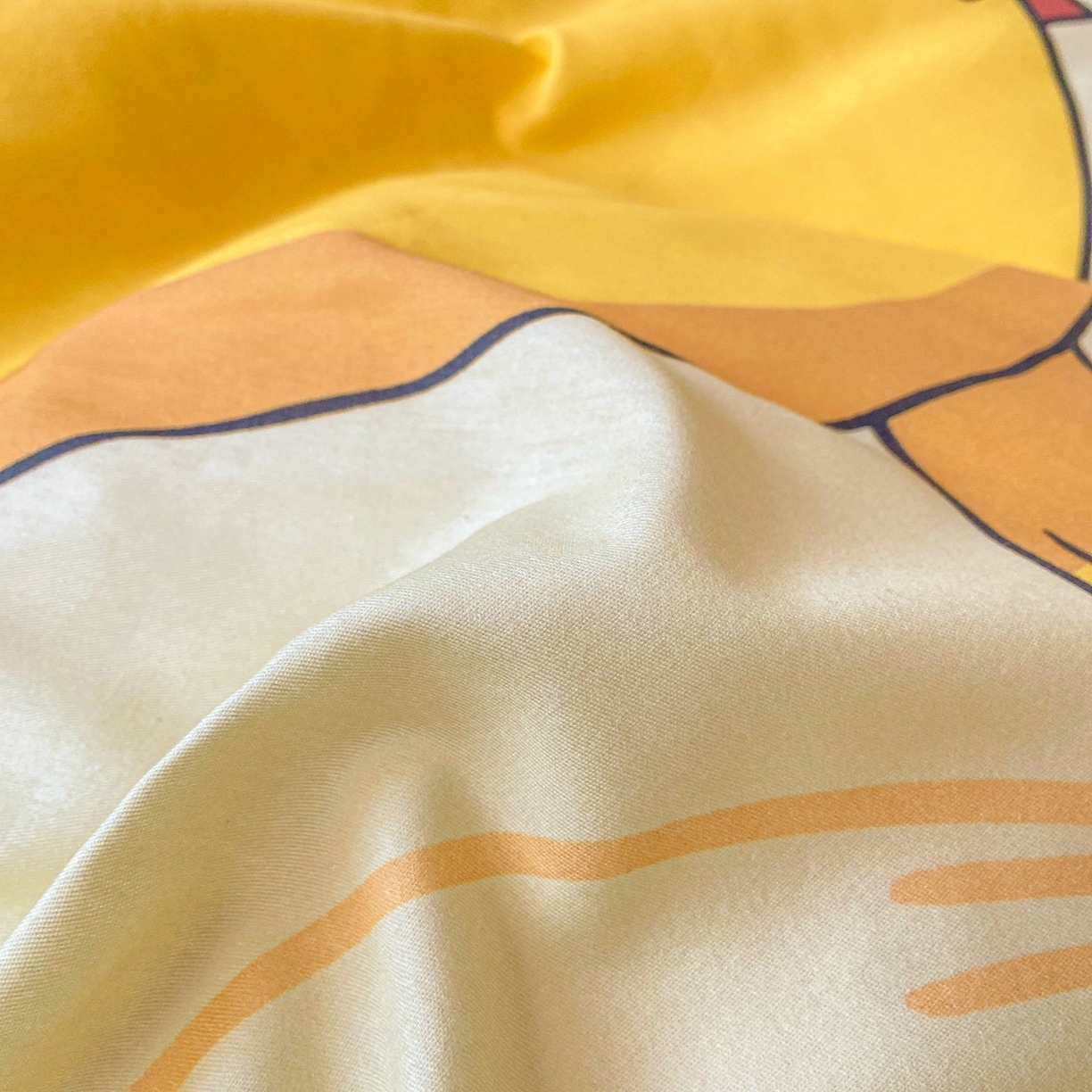 91家纺网 家纺一手货源 找家纺 博雅 2025新款宝可梦皮卡丘正版授权上下铺套件 开心皮卡丘