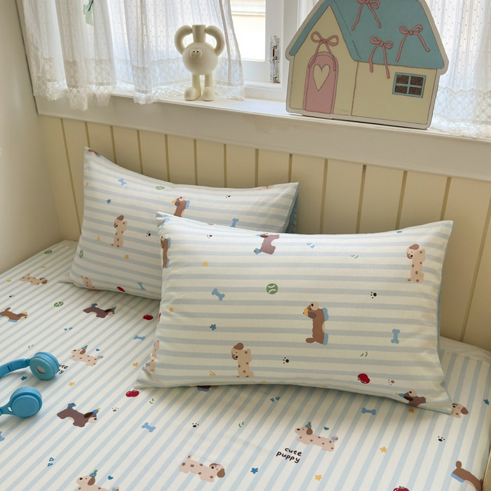 91家纺网 家纺一手货源 找家纺 （总）典曼家纺 2025新款40支学生季卡通印花四件套