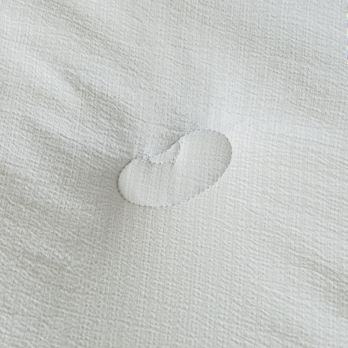 91家纺网 家纺一手货源 找家纺 秋泽  2025新款皱皱纱大豆被冬被春秋被夏被子被芯 浅灰