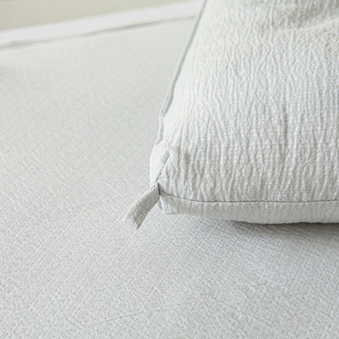 91家纺网 家纺一手货源 找家纺 秋泽  2025新款皱皱纱大豆被冬被春秋被夏被子被芯 浅灰