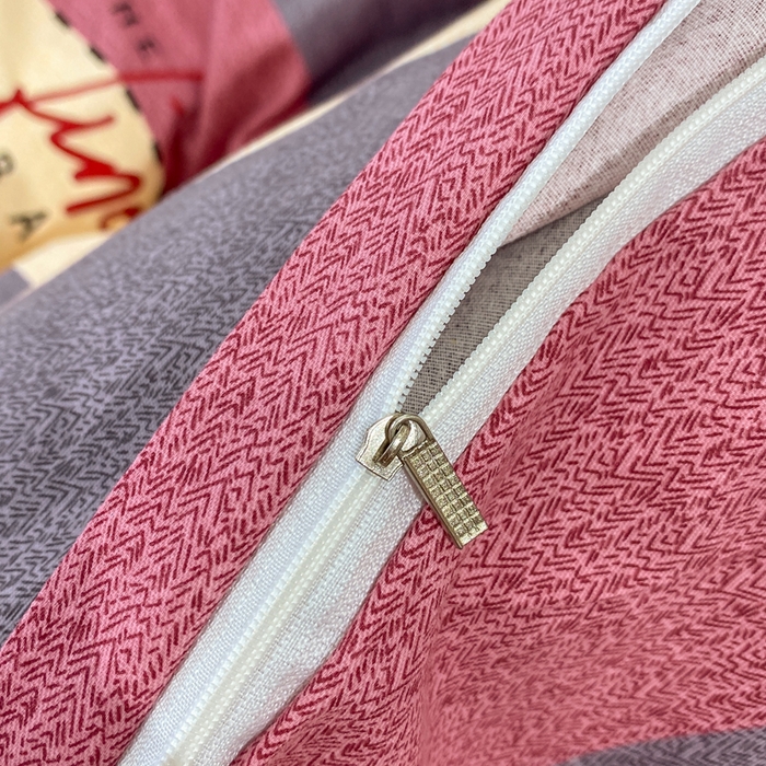 91家纺网 家纺一手货源 找家纺 红日子纺织品 2025新款100%全棉纯棉磨毛四件套 路易