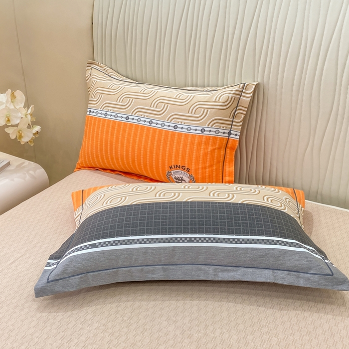 91家纺网 家纺一手货源 找家纺 红日子纺织品 2025新款100%全棉纯棉磨毛四件套 罗马时光