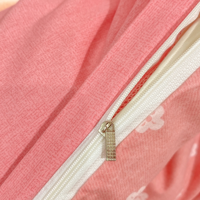 91家纺网 家纺一手货源 找家纺 红日子纺织品 2025新款100%全棉纯棉磨毛四件套 麦浪粉