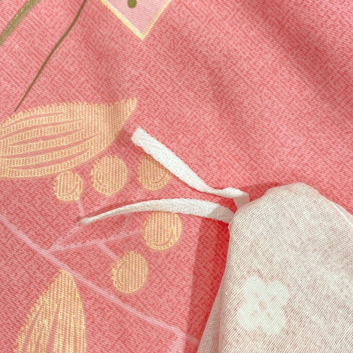 91家纺网 家纺一手货源 找家纺 红日子纺织品 2025新款100%全棉纯棉磨毛四件套 麦浪粉