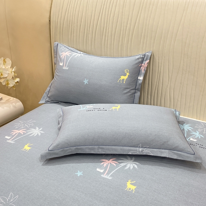 91家纺网 家纺一手货源 找家纺 红日子纺织品 2025新款100%全棉纯棉磨毛四件套 梦幻奇遇