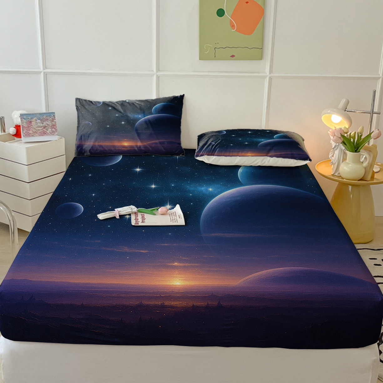 91家纺网 家纺一手货源 找家纺 （总）轩贝雅 2025新款跨境Pod工厂床笠单件床垫保护套保护罩-第四批