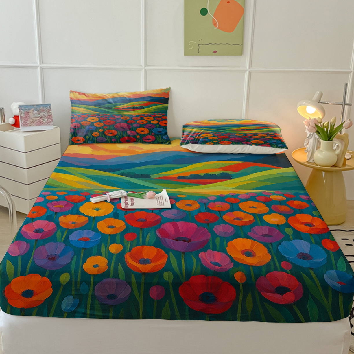 91家纺网 家纺一手货源 找家纺 （总）轩贝雅 2025新款跨境Pod工厂床笠单件床垫保护套保护罩-第四批