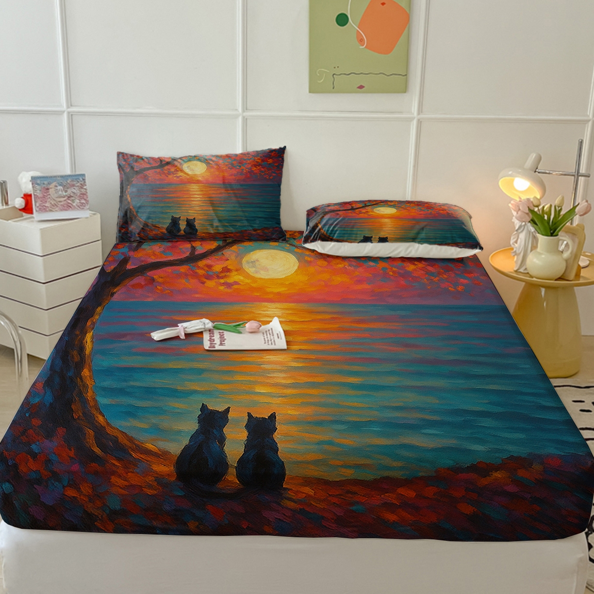 91家纺网 家纺一手货源 找家纺 （总）轩贝雅 2025新款跨境Pod工厂床笠单件床垫保护套保护罩-第四批