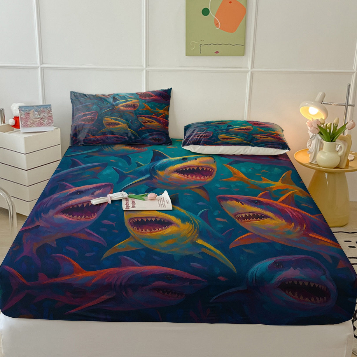 91家纺网 家纺一手货源 找家纺 （总）轩贝雅 2025新款跨境Pod工厂床笠单件床垫保护套保护罩-第四批