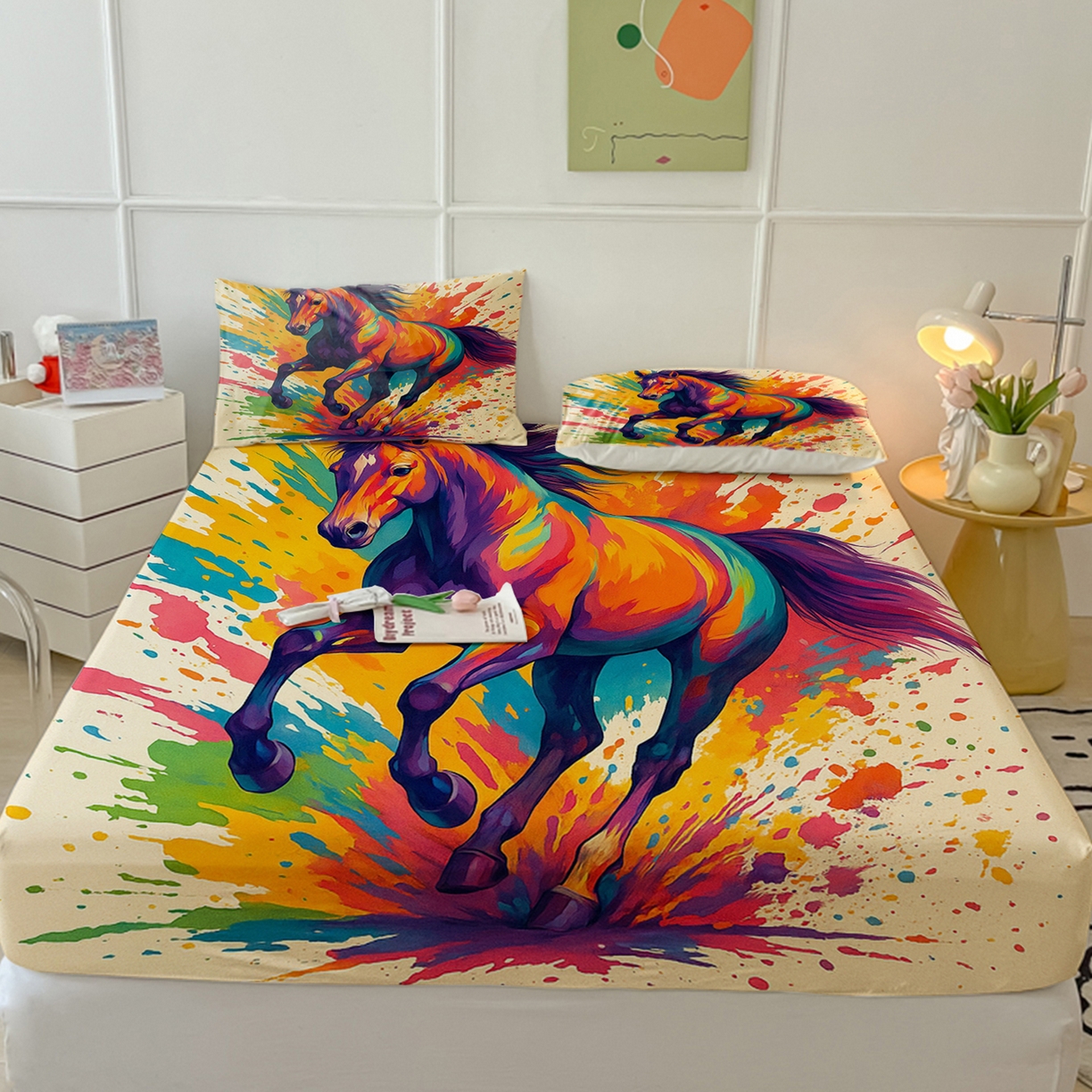 91家纺网 家纺一手货源 找家纺 （总）轩贝雅 2025新款跨境Pod工厂床笠单件床垫保护套保护罩-第四批