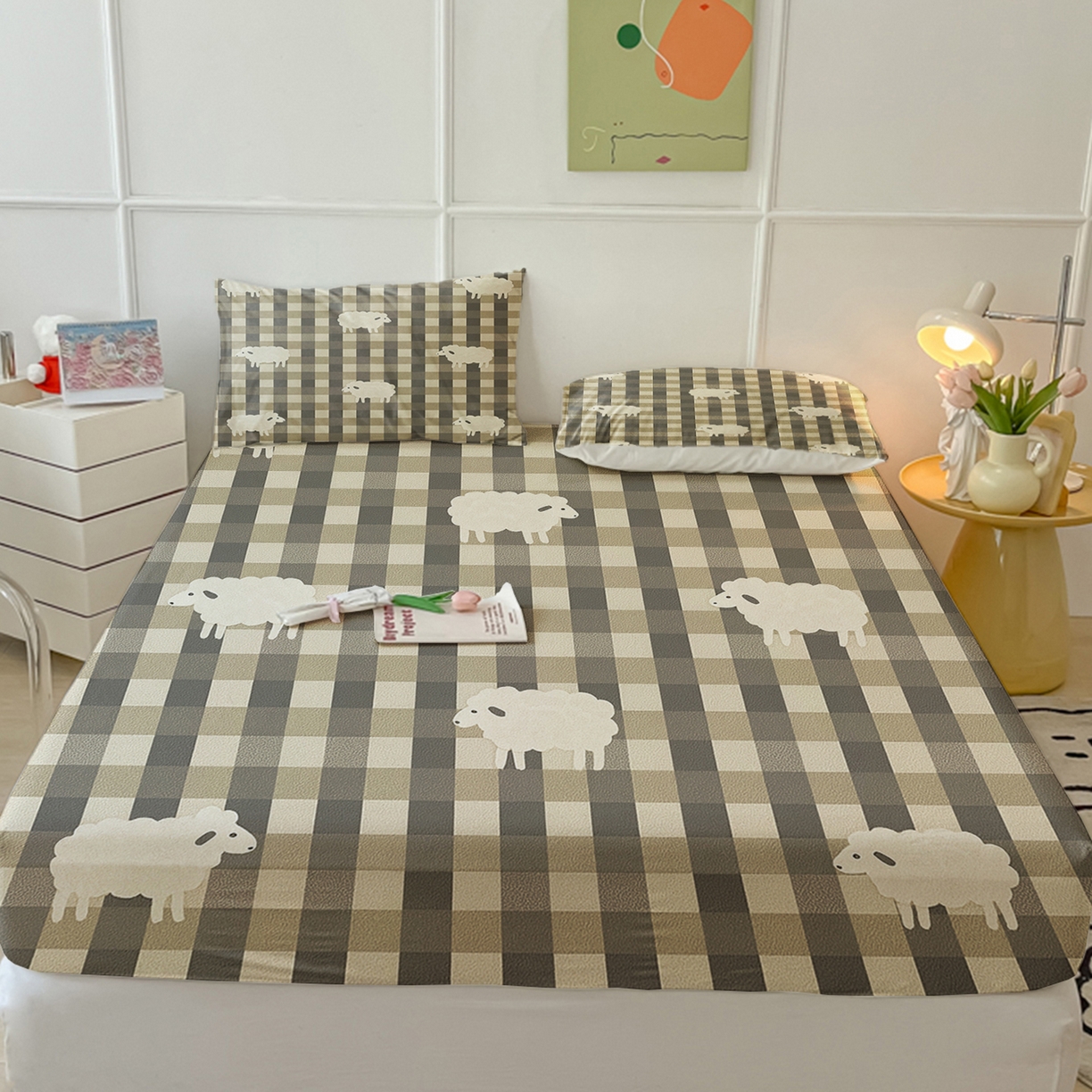 91家纺网 家纺一手货源 找家纺 （总）轩贝雅 2025新款跨境Pod工厂床笠单件床垫保护套保护罩-第四批