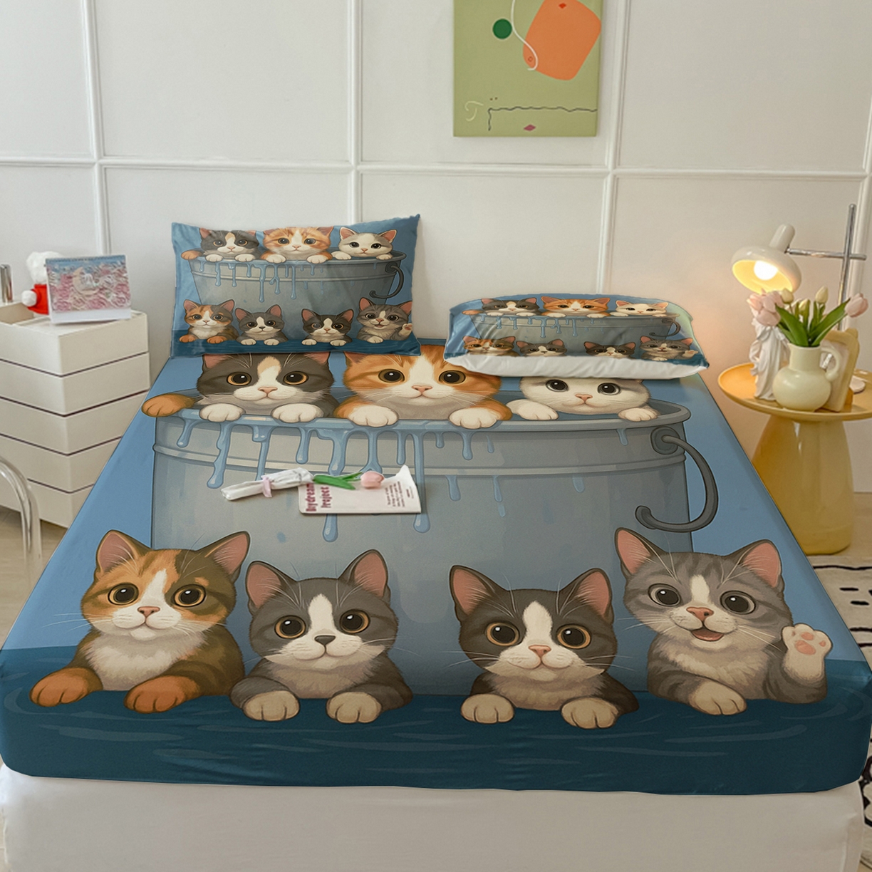 91家纺网 家纺一手货源 找家纺 （总）轩贝雅 2025新款跨境Pod工厂床笠单件床垫保护套保护罩-第四批