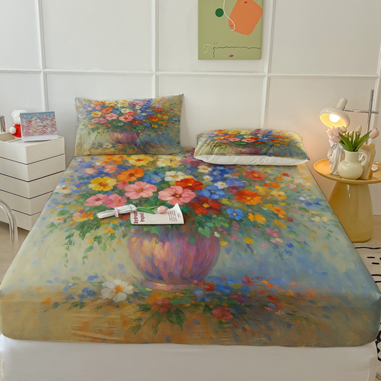 91家纺网 家纺一手货源 找家纺 （总）轩贝雅 2025新款跨境Pod工厂床笠单件床垫保护套保护罩-第四批