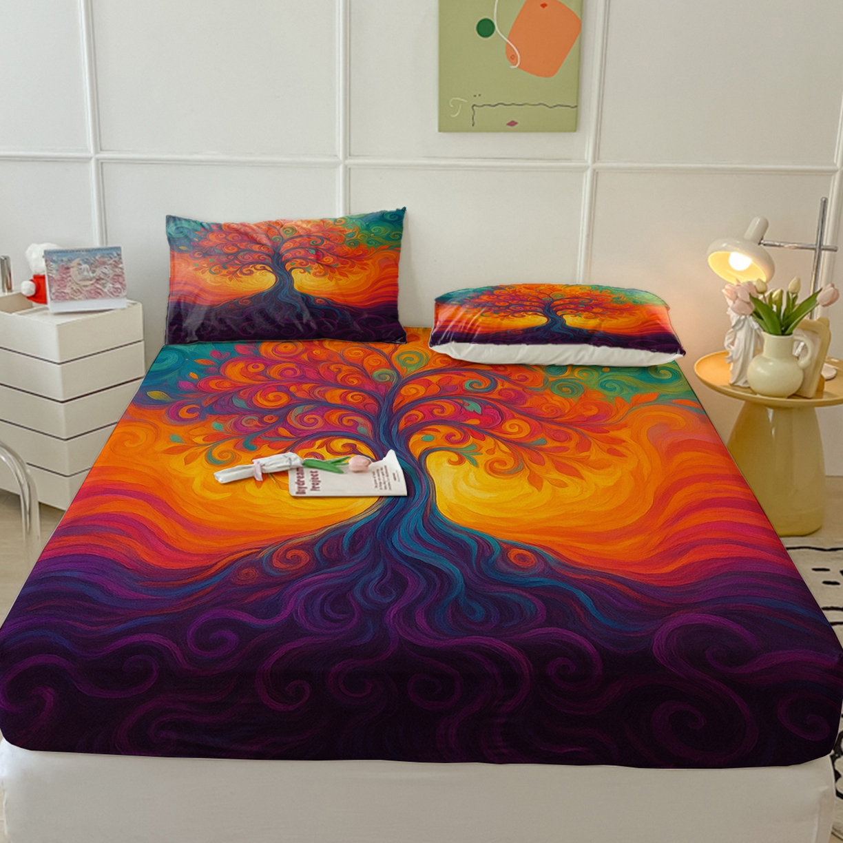 91家纺网 家纺一手货源 找家纺 （总）轩贝雅 2025新款跨境Pod工厂床笠单件床垫保护套保护罩-第四批