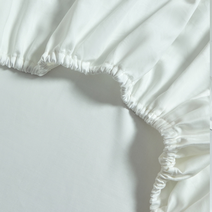 91家纺网 家纺一手货源 找家纺 柔觉家纺 柔系列A类100支单品床笠 纯洁白