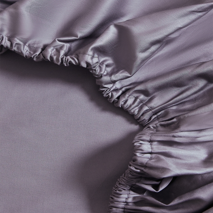 91家纺网 家纺一手货源 找家纺 柔觉家纺 柔系列A类100支单品床笠 蔷薇紫