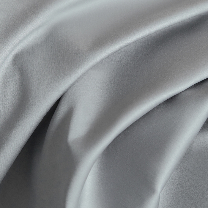 91家纺网 家纺一手货源 找家纺 柔觉家纺 柔系列A类100支单品床笠 浅银灰