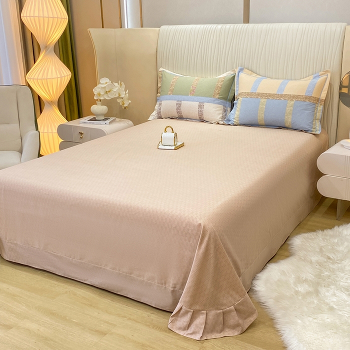 91家纺网 家纺一手货源 找家纺 红日子纺织品 2025新款100%全棉纯棉磨毛四件套 莫利