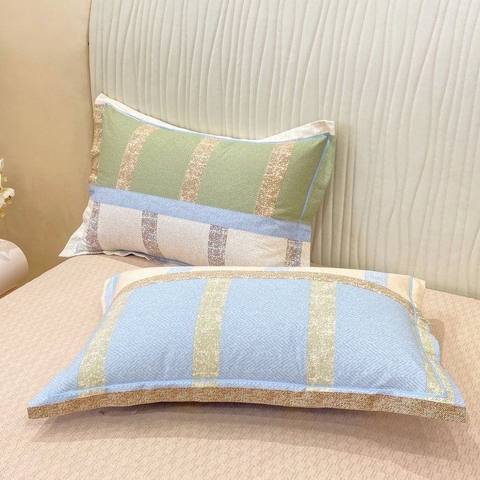 91家纺网 家纺一手货源 找家纺 红日子纺织品 2025新款100%全棉纯棉磨毛四件套 莫利