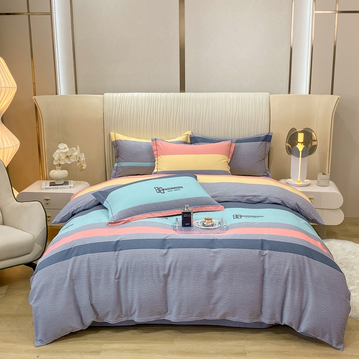 91家纺网 家纺一手货源 找家纺 红日子纺织品 2025新款100%全棉纯棉磨毛四件套 奇思妙想