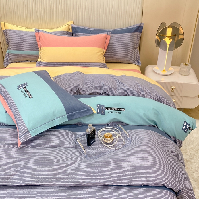 91家纺网 家纺一手货源 找家纺 红日子纺织品 2025新款100%全棉纯棉磨毛四件套 奇思妙想