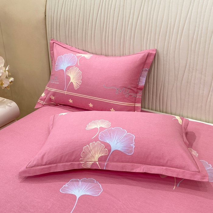 91家纺网 家纺一手货源 找家纺 红日子纺织品 2025新款100%全棉纯棉磨毛四件套 心动絮语