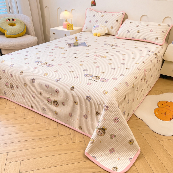 91家纺网 家纺一手货源 找家纺 （总）梵朴 2025新款A类棉加绒一面纯棉一面宝宝婴儿牛奶绒双面可用床盖单品学生床垫炕盖