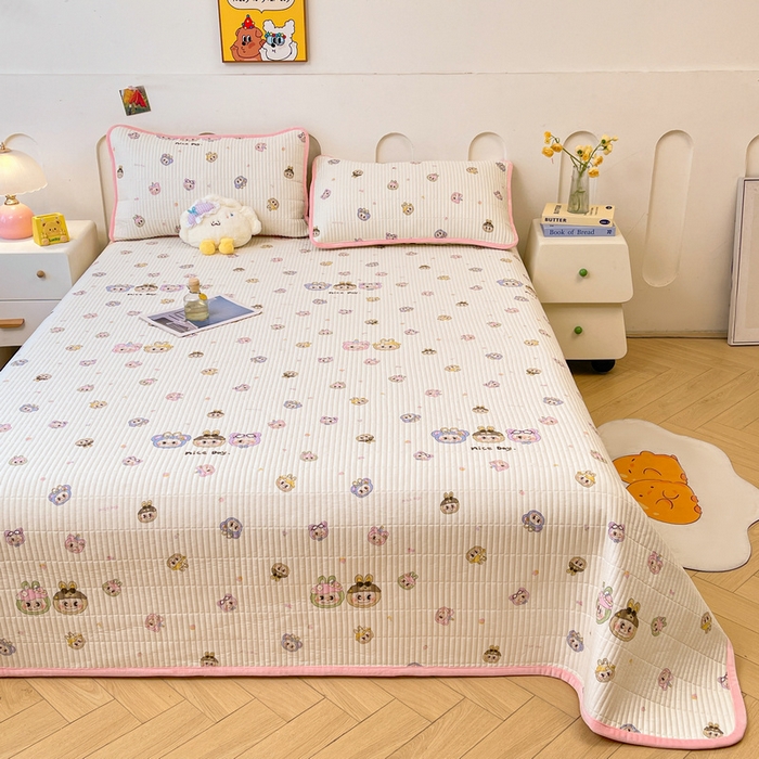 91家纺网 家纺一手货源 找家纺 （总）梵朴 2025新款A类棉加绒一面纯棉一面宝宝婴儿牛奶绒双面可用床盖单品学生床垫炕盖