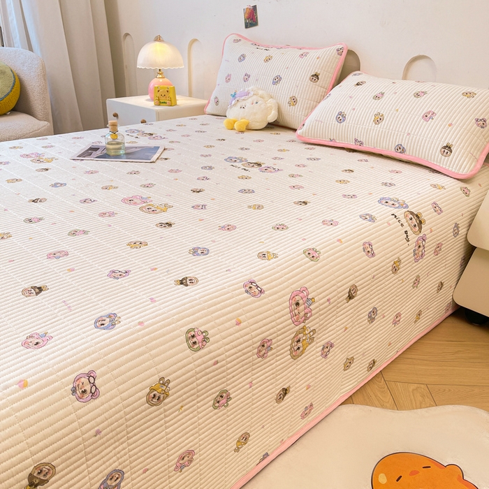 91家纺网 家纺一手货源 找家纺 （总）梵朴 2025新款A类棉加绒一面纯棉一面宝宝婴儿牛奶绒双面可用床盖单品学生床垫炕盖