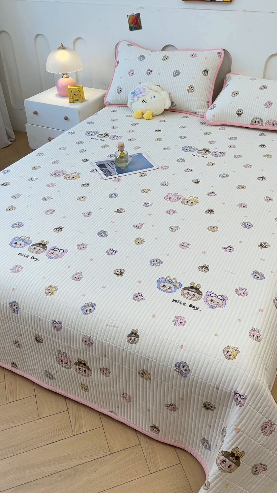 91家纺网 家纺一手货源 找家纺 梵朴 2025新款A类棉加绒一面纯棉一面宝宝婴儿牛奶绒双面可用床盖单品学生床垫炕盖 小时代