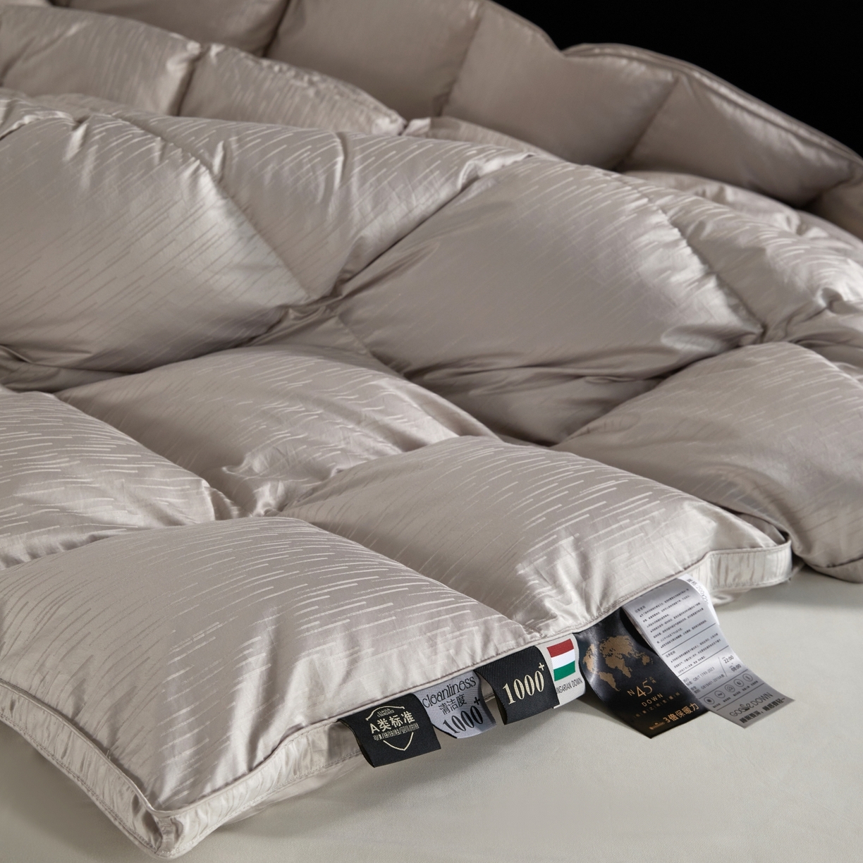 91家纺网 家纺一手货源 找家纺 （总）静若居羽绒被壳 2025新款金丝银线羽绒被婚庆羽绒被羽绒被壳