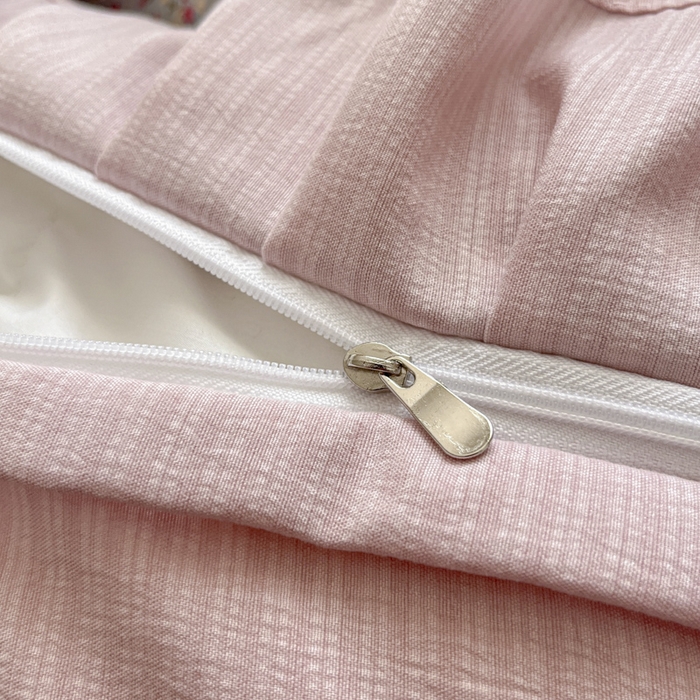 91家纺网 家纺一手货源 找家纺 库里梦家纺 2025网红直播爆款亚麻木棉皱皱纱夹棉床盖 华美爱恋