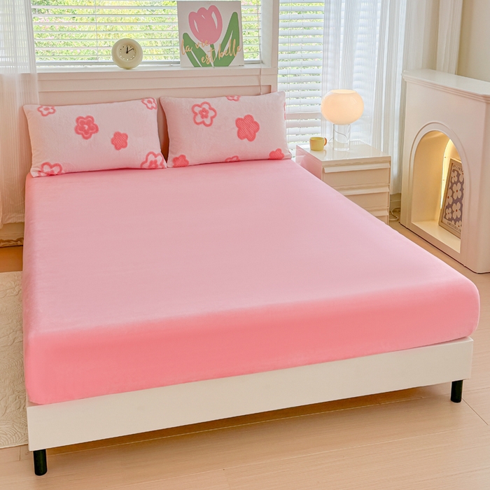 91家纺网 家纺一手货源 找家纺 （总）爱多多家居 2025新款舒棉绒提花绣花四件套