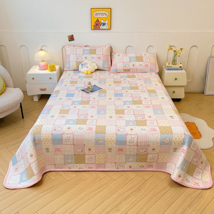 91家纺网 家纺一手货源 找家纺 梵朴 2025新款A类棉加绒一面纯棉一面宝宝婴儿牛奶绒双面可用床盖单品学生床垫炕盖 宠物狂欢