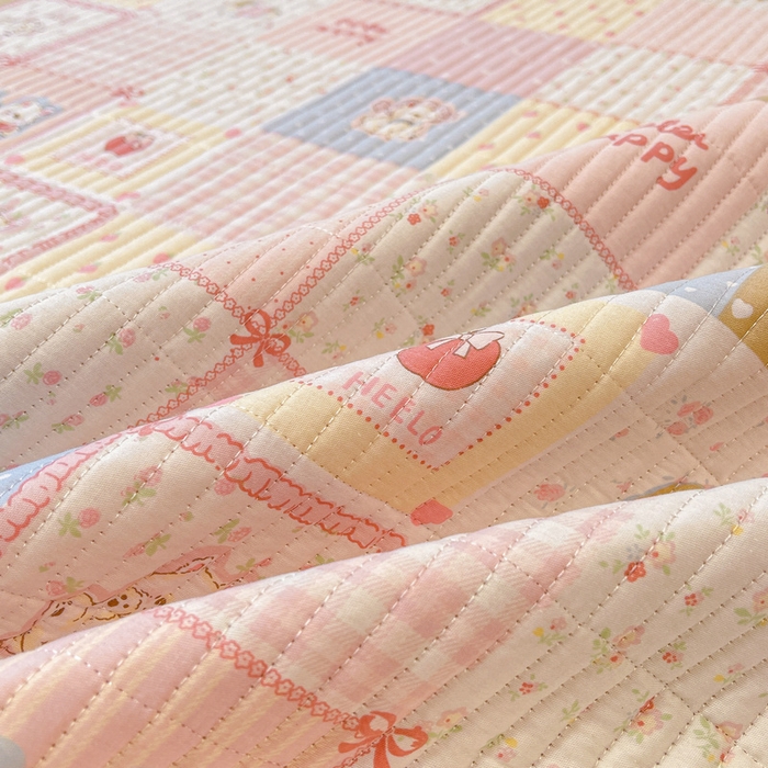 91家纺网 家纺一手货源 找家纺 梵朴 2025新款A类棉加绒一面纯棉一面宝宝婴儿牛奶绒双面可用床盖单品学生床垫炕盖 宠物狂欢