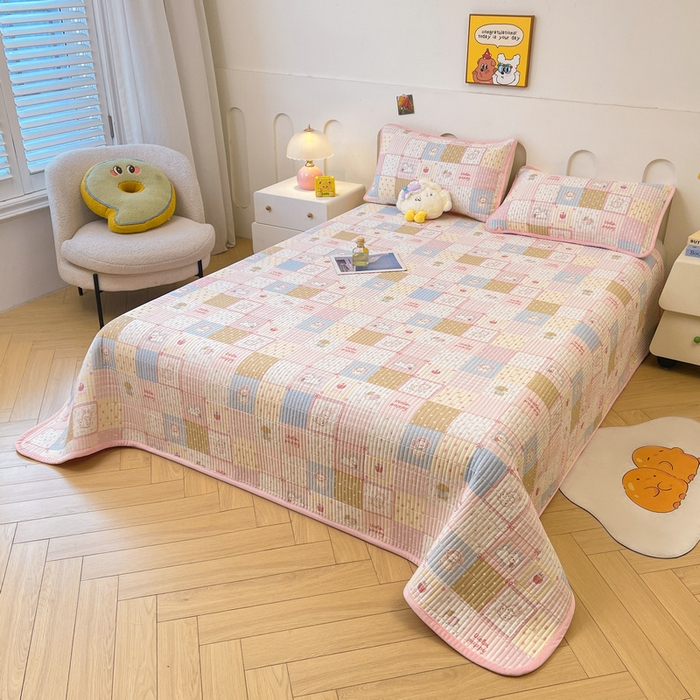 91家纺网 家纺一手货源 找家纺 梵朴 2025新款A类棉加绒一面纯棉一面宝宝婴儿牛奶绒双面可用床盖单品学生床垫炕盖 宠物狂欢