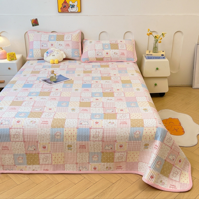 91家纺网 家纺一手货源 找家纺 梵朴 2025新款A类棉加绒一面纯棉一面宝宝婴儿牛奶绒双面可用床盖单品学生床垫炕盖 宠物狂欢