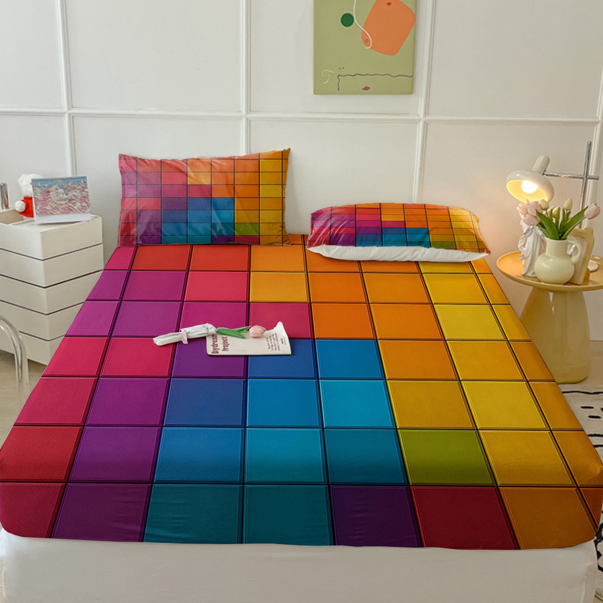 91家纺网 家纺一手货源 找家纺 （总）轩贝雅 2025新款跨境Pod工厂床笠单件床垫保护套保护罩-第五批