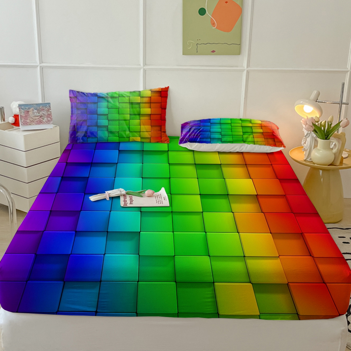 91家纺网 家纺一手货源 找家纺 （总）轩贝雅 2025新款跨境Pod工厂床笠单件床垫保护套保护罩-第五批