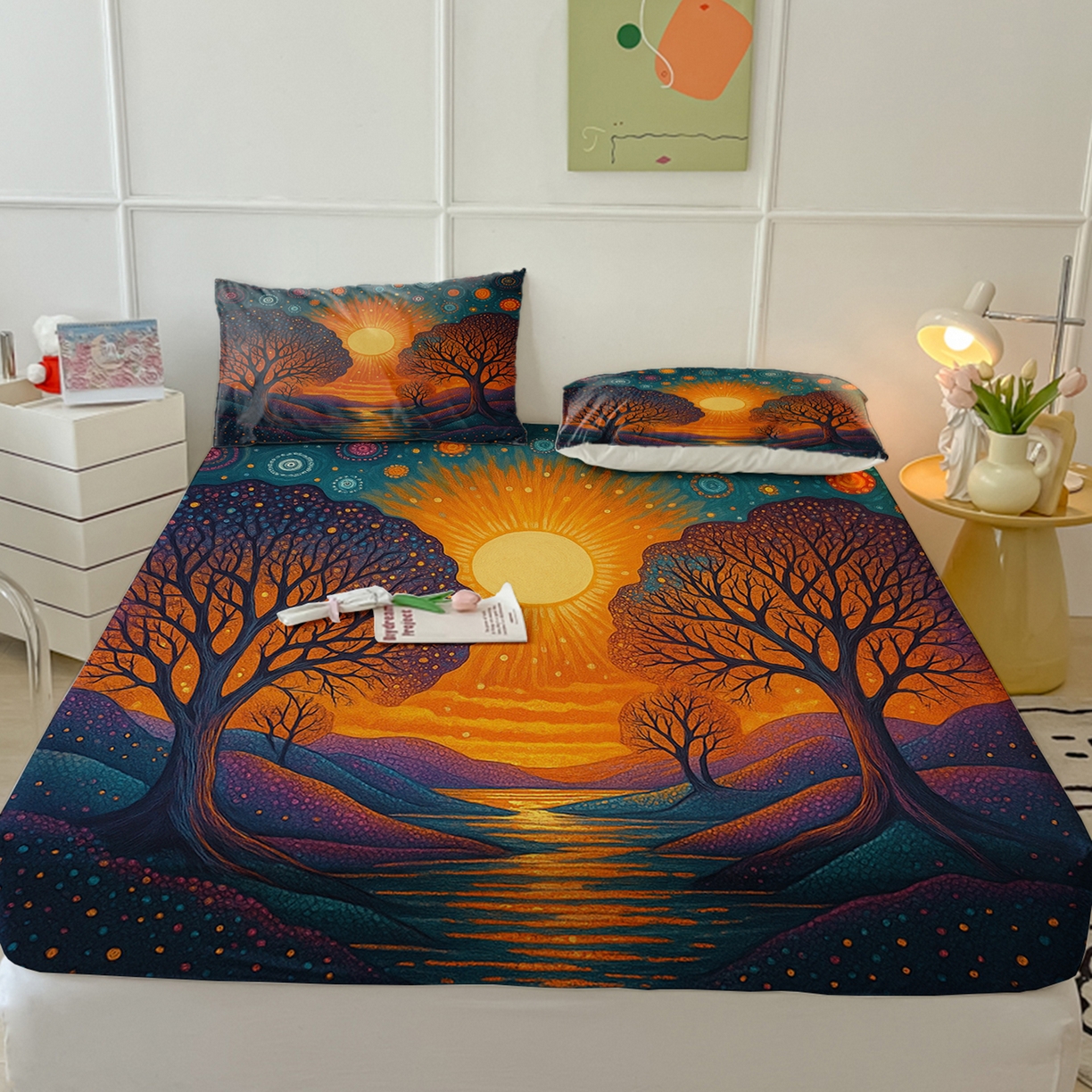 91家纺网 家纺一手货源 找家纺 （总）轩贝雅 2025新款跨境Pod工厂床笠单件床垫保护套保护罩-第五批