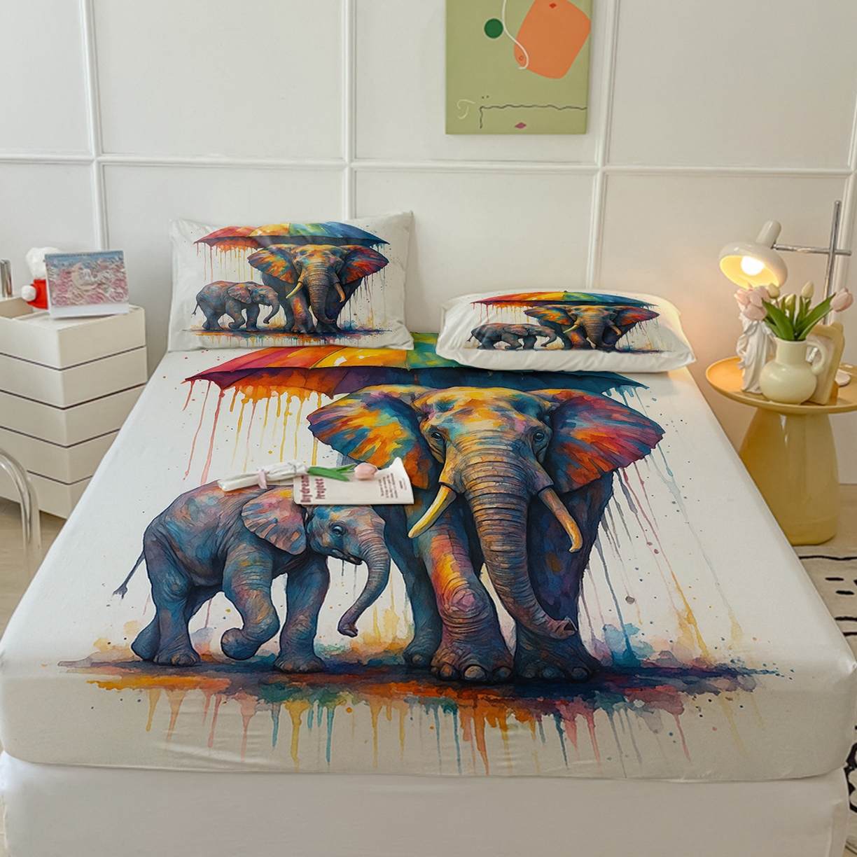 91家纺网 家纺一手货源 找家纺 （总）轩贝雅 2025新款跨境Pod工厂床笠单件床垫保护套保护罩-第五批