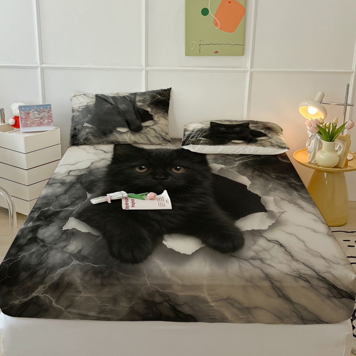 91家纺网 家纺一手货源 找家纺 （总）轩贝雅 2025新款跨境Pod工厂床笠单件床垫保护套保护罩-第五批